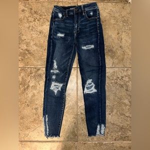 American Eagle size 4 x-short super high-rise jeggings